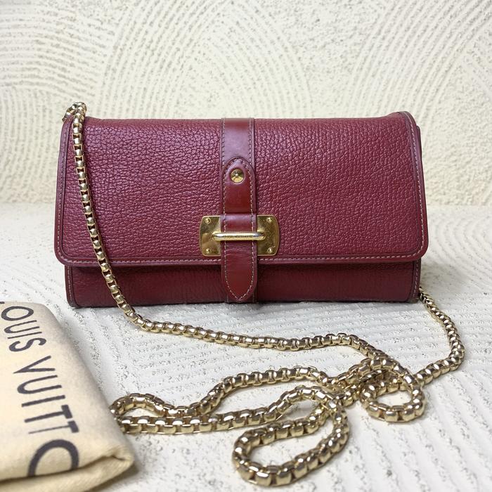 Lv louis vuitton clutch suhali original no gucci fendi dior chanel ysl