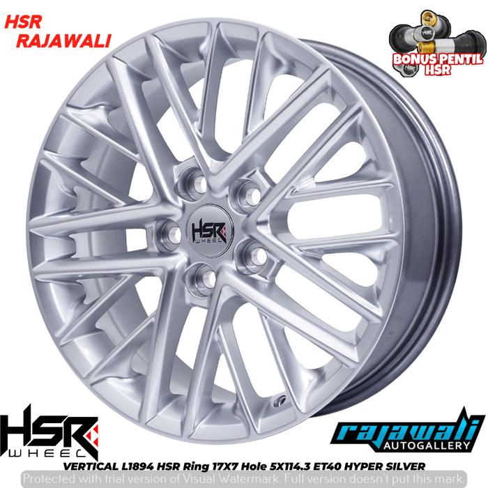 VELG MOBIL INNOVA CAMRY RUSH VOXY RING 17 TIPE VERTICAL HSR