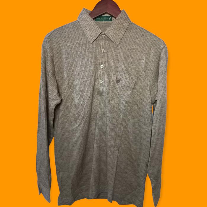 SOLD Kemeja Vintage original lyle and scott polo knit