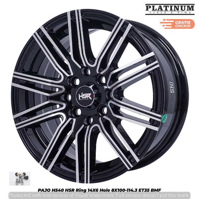 VELG RACING RING14 HSR PAJO COCOK UNTUK BRIO,JAZZ,YARIS,SIRION,AYLA DL