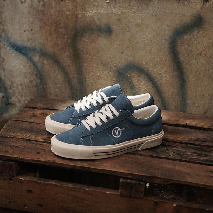 VANS SID DX ANAHEIM OG NAVY SUEDE ORIGINA; 99.99 % LIKE NEW