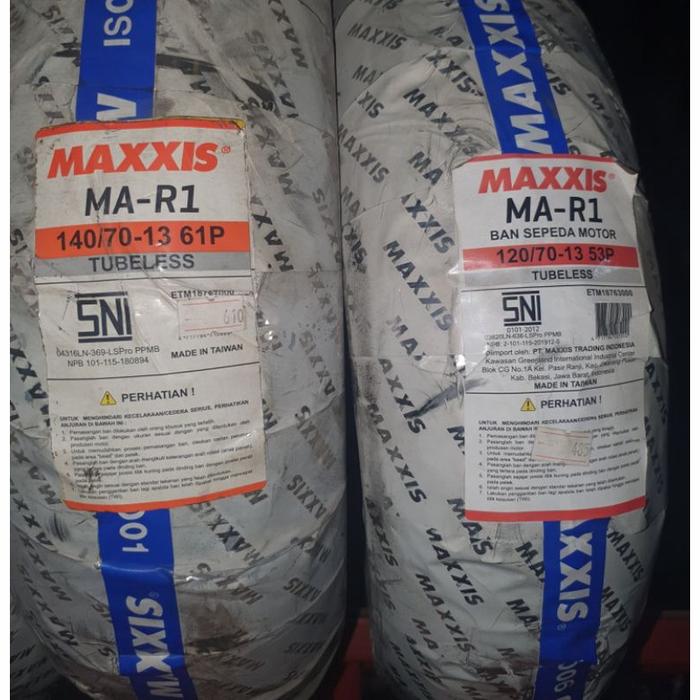Paket Ban MAXXIS MA R1 120/70-13 140/70-13 Ban Yamaha Nmax Upgrade