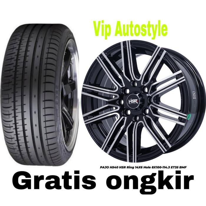 paket velg plush ban ring 14 buat Toyota Etios Valco velg PAJO HSR
