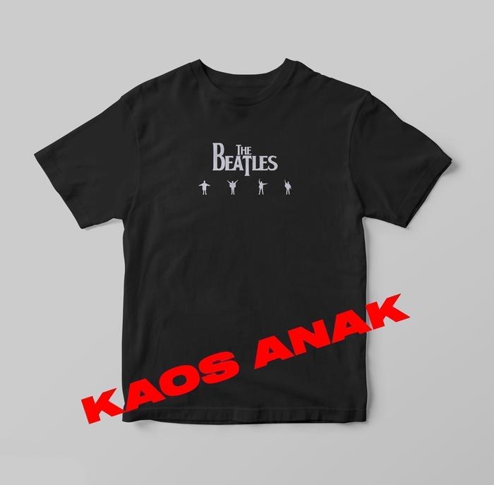 KAOS ANAK BEST QUALITY, KAOS BAND , KAOS MUSIK -BEATLES HELP-