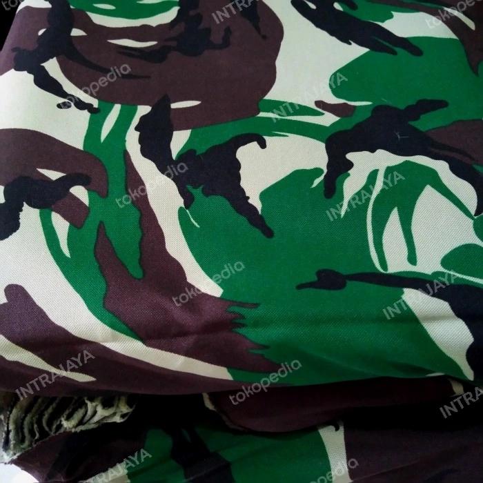 bahan kain Velbed doreng loreng pro untuk PDL TNI