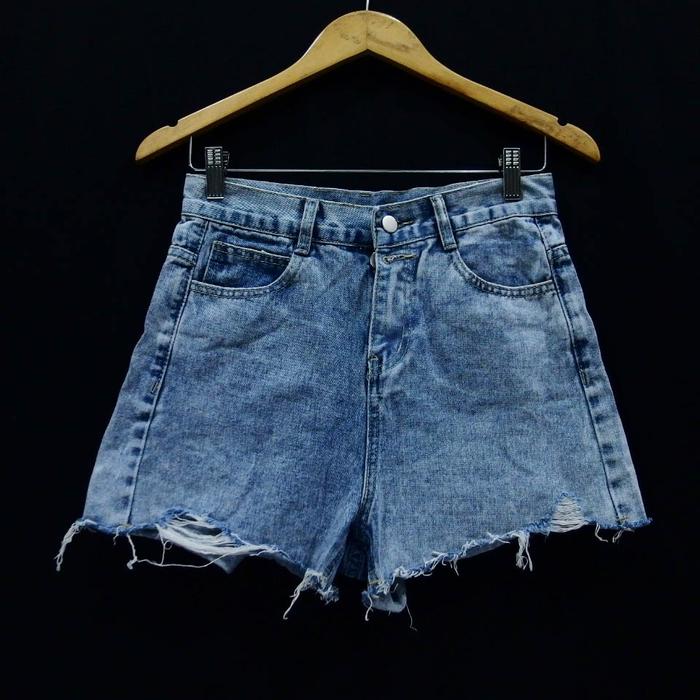 DX112 SIZE M+ JEANS HOT PANTS SECOND BRANDED SECOND IMPORT REAL PIC