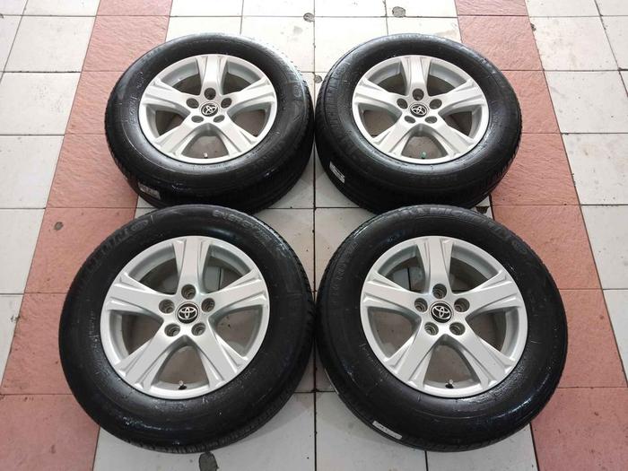 Velg Mobil Pelek Bekas STD ALPHARD R16X6,5 5X114 BAN MIC 215 65 R16