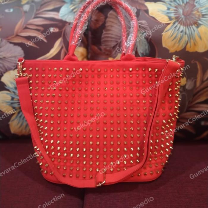 tas wanita seken diavel tote orange sscond branded bag