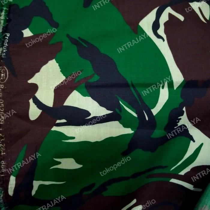 kain doreng loreng bahan wool untuk PDL TNI