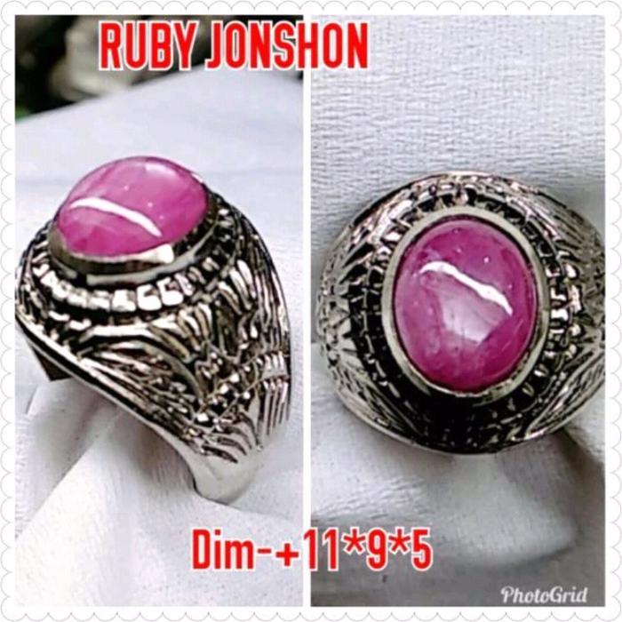 NATURAL BATU PERMATA RUBY DAGING ASLI NATURAL AA21