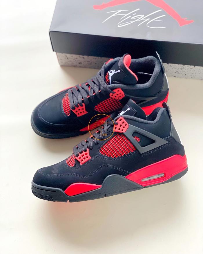 Air Jordan 4 Red Thunder 2022 / Not White Cement, Bred, White Oreo, Un