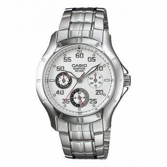 Casio EF-317D-7AVDR/casio original analog rantai putih pria/wanita