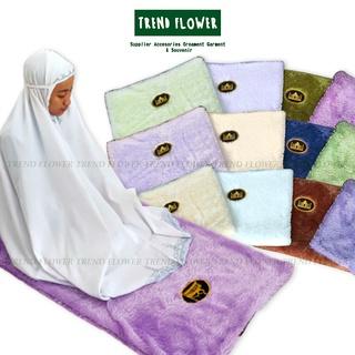 SAJADAH TIPIS BULU RASFUR PREMIUM 80X120CM HALUS AMBAL SHOLAT