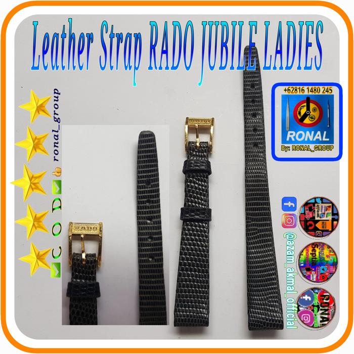 TALI JAM RADO JUBILE LADIES MODEL LURUS Logo RADO ORIGINAL SWISS 01
