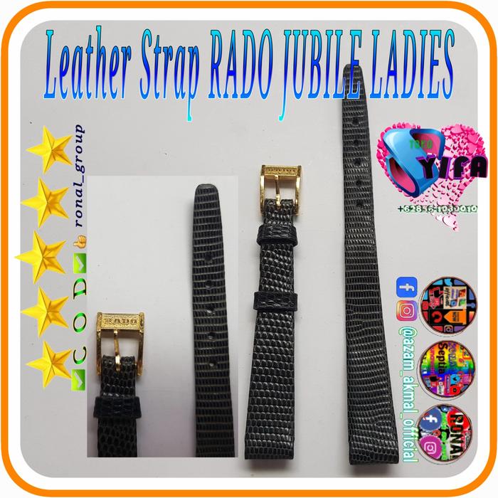 TALI JAM RADO JUBILE LADIES MODEL LURUS Logo RADO ORIGINAL SWISS 01