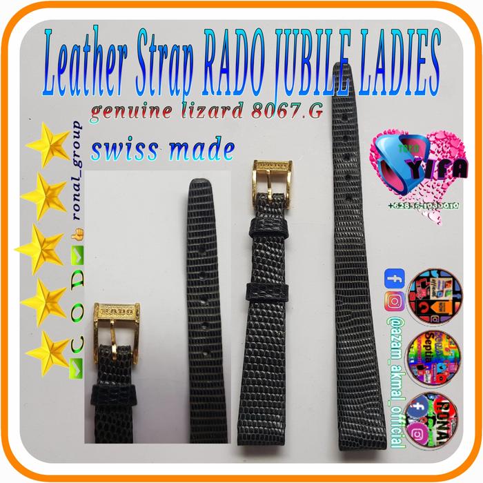 TALI JAM RADO JUBILE LADIES MODEL LURUS Logo RADO ORIGINAL SWISS 02