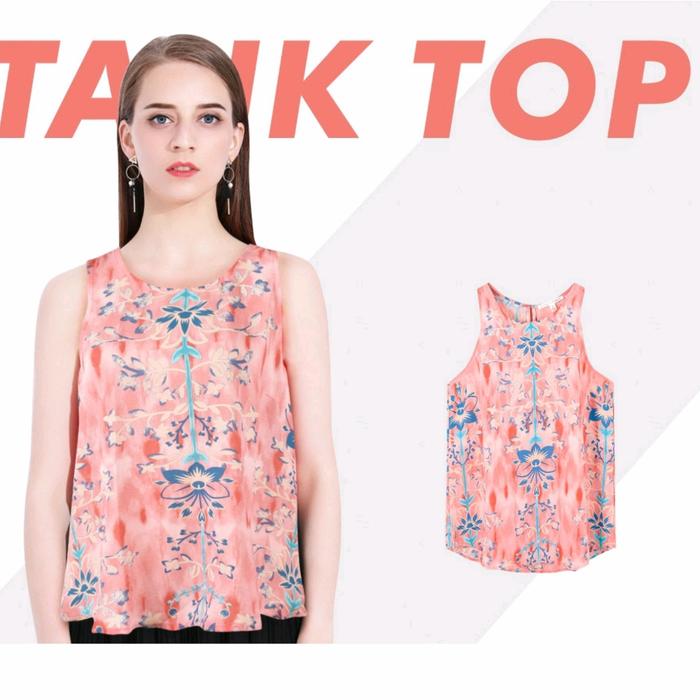 FOREVER 21 BLOUSE ATASAN WANITA BAJU FOREVER 21 SLEEVELESS TANKTOP HM