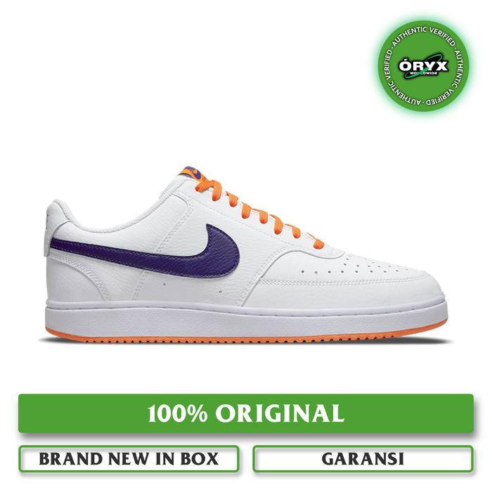 Nike Court Vision Low White / Light Curry / Electric Purple