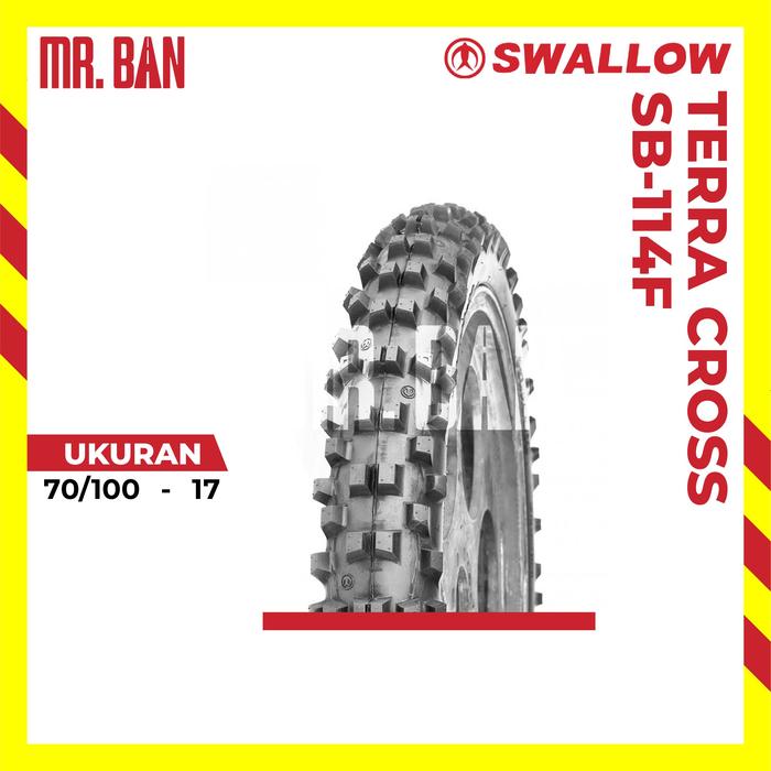 Ban Motor Trail Ring 17 Swallow SB-114 Terra Cross Uk. 70/100-17