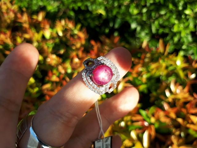 Batu Permata Ruby Birma Ster RB005 Origin Burma Natural