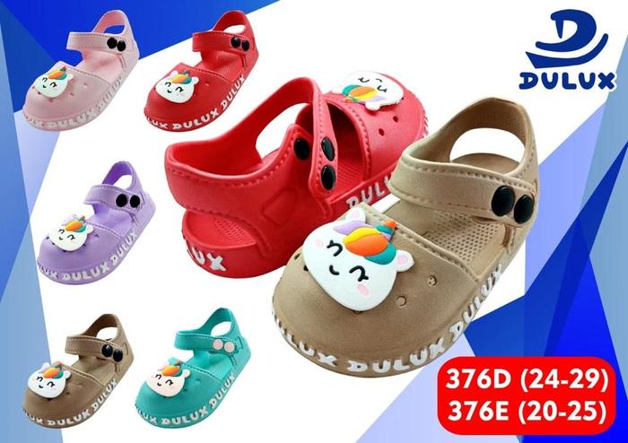 DX-376D Sandal Sepatu Anak Perempuan Motif Unicorn Dulux Size 24-29