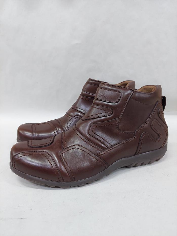 Boots Pria by JUSTIN OTTO -- AS831 -- Boots Kulit Pria