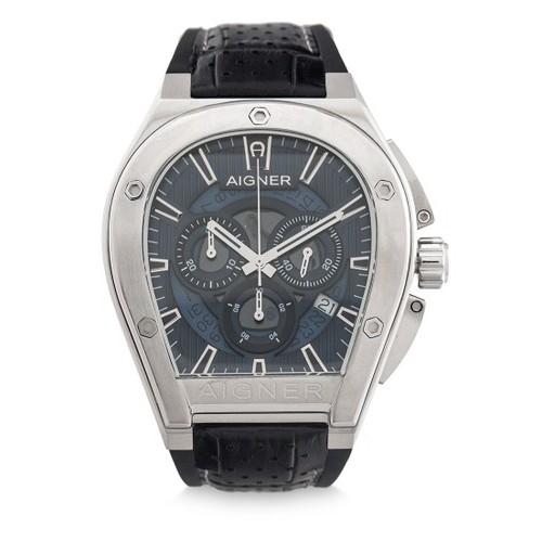 Aigner Pesaro A150101 Black Leather Strap