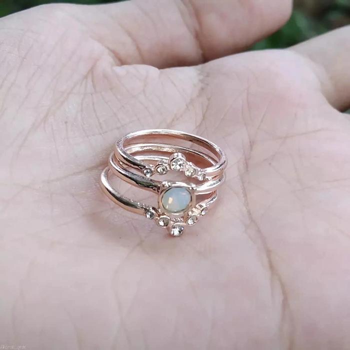 Cincin Lovisa Gold Plated enamor