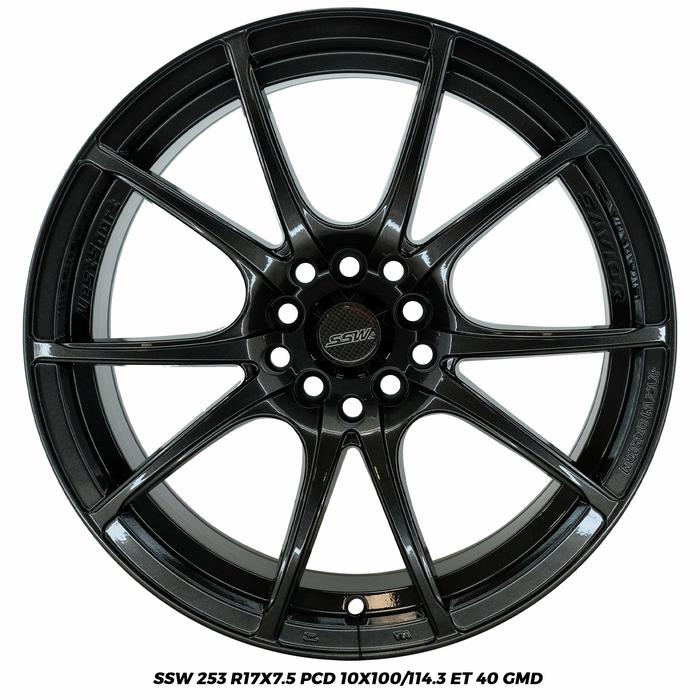 Velg Mobil SSW S200 CE28 17x7.5 10x100/1114.3 ET 40 Gunmetal