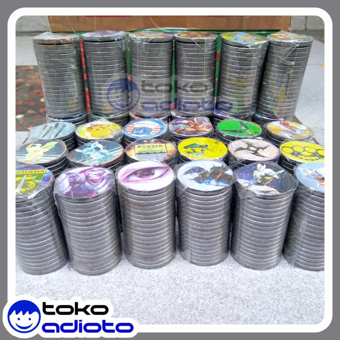 TERLARIS!! Tajos Tazos Sticker Emas Bogem / Berat / Tebal / King