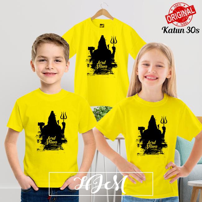 Kaos Baju Anak Hindu Deva Siwa Shiwa Mahadewa Nyepi Custom UNISEX