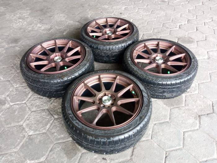 Velg Bekas Murah XXR Ring 17 Baut 4 Ban 205 45 R17 Yokohama
