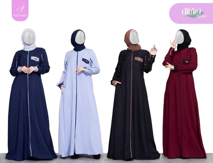 GAMIS DEWASA NILAM DRESS BY AFSHEEN