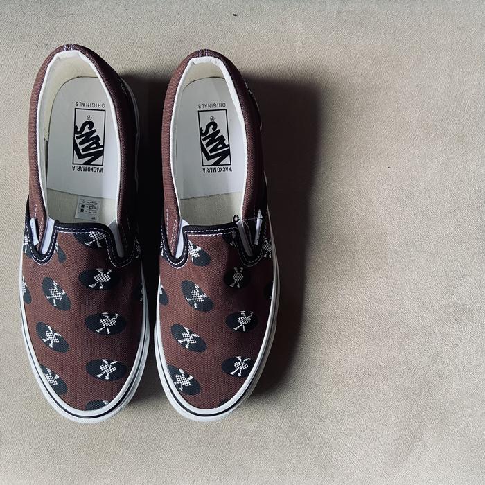 Vans Slip On Vault OG Wacko Maria Records Brown