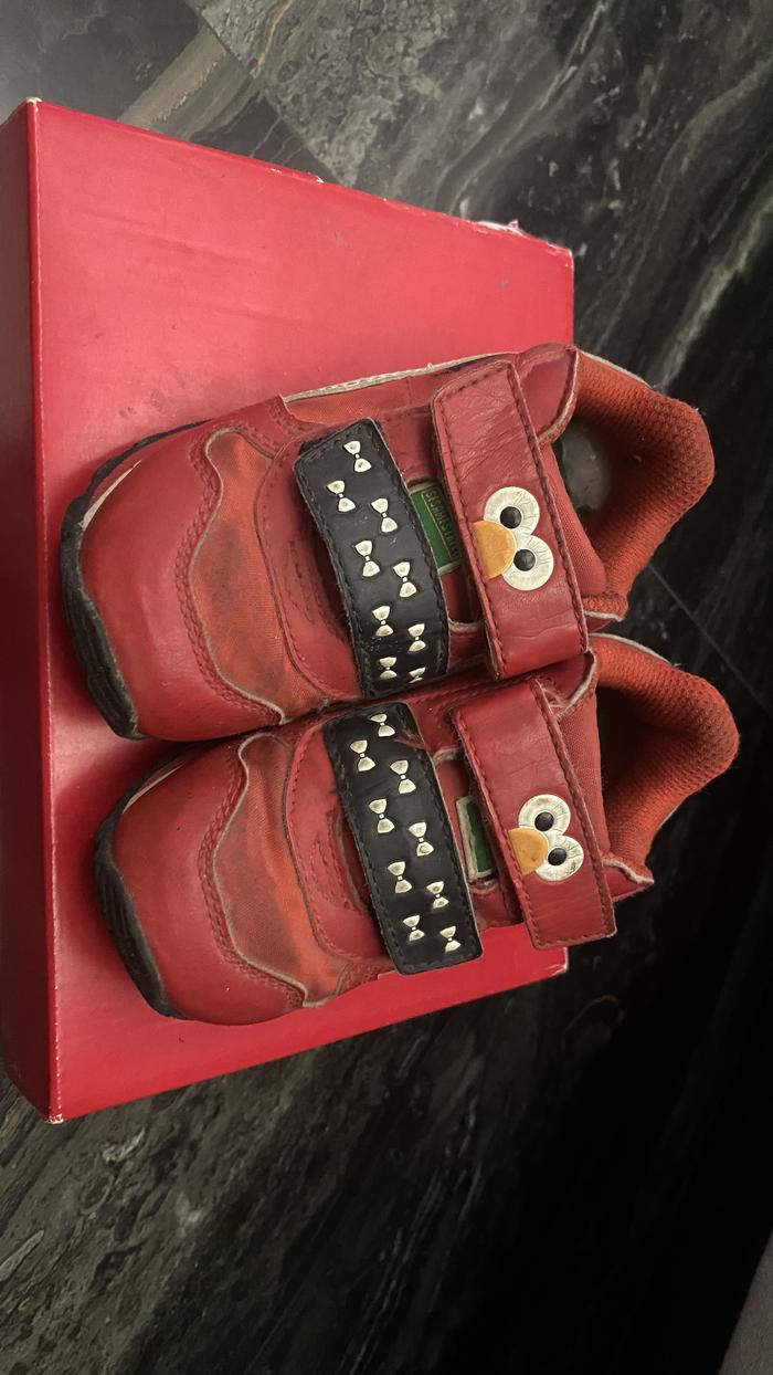 PL Second Sepatu Puma Anak Cowok/Cewek Merah Elmo