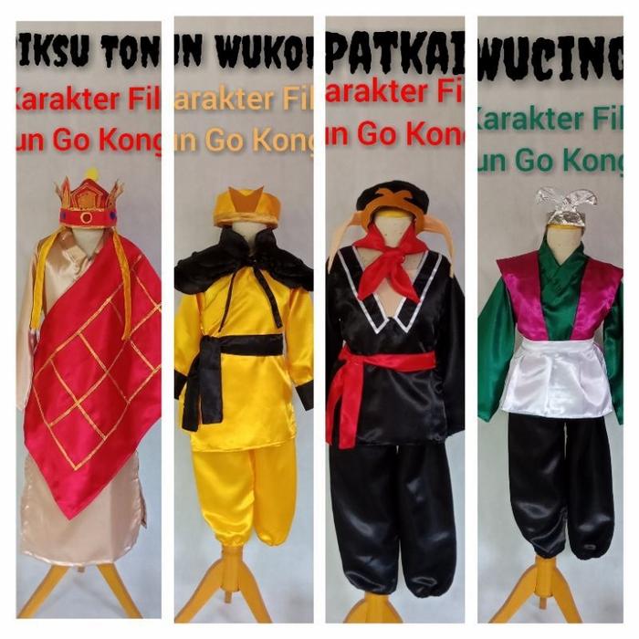 Kostum Cosplay Film Sun Wukong Sun Go Kong Kera Sakti Anak