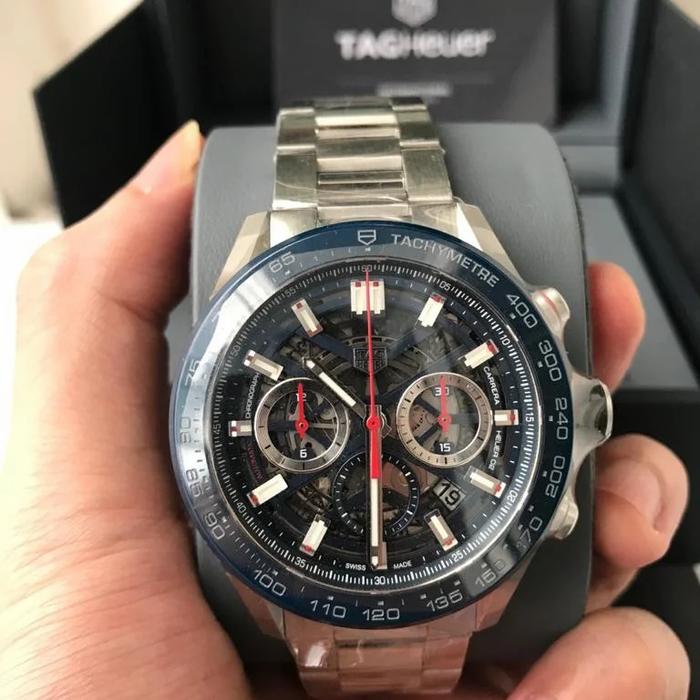 Tag heuer carrera heuer 02 blue ceramic skeleton