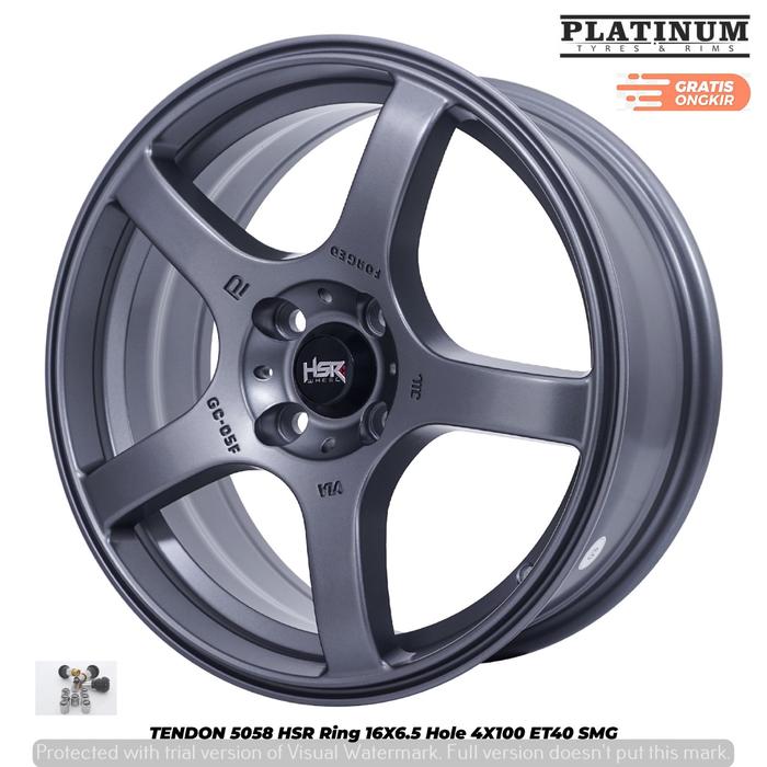 VELG RACING RING16 HSR TENDON COCOK UNTUK JAZZ,YARIS,BRIO,AGYA,AYLA