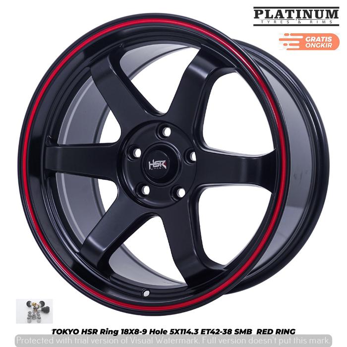 VELG MURAH RING18 HSR TOKYO TE37 COCOK UNTUK INNOVA,XPANDER,OUTLANDER