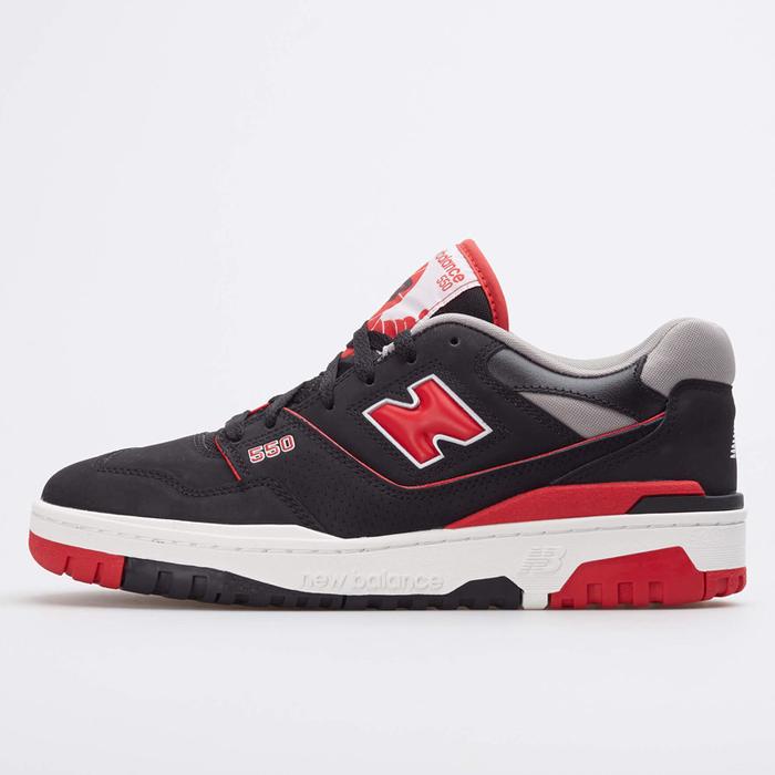 NEW BALANCE 550 BLACK RED WHITE ORIGINAL