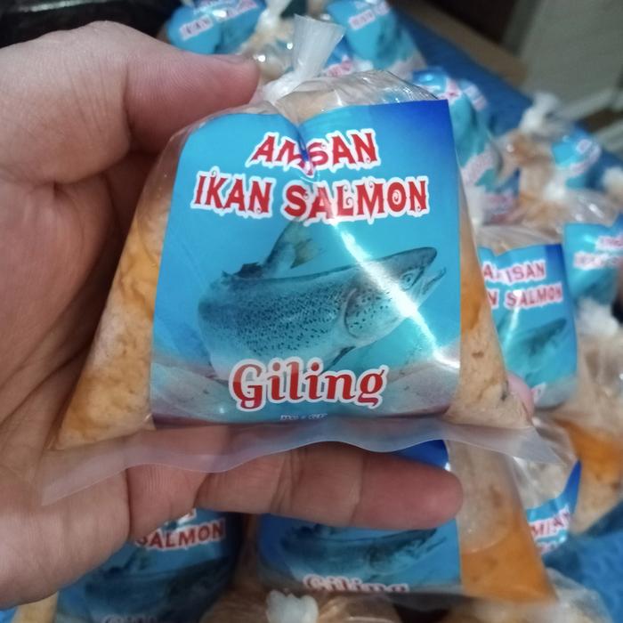 Ikan Salmon Giling Pilihan untuk Campuran Umpan - Berat 80 gram - Gabus