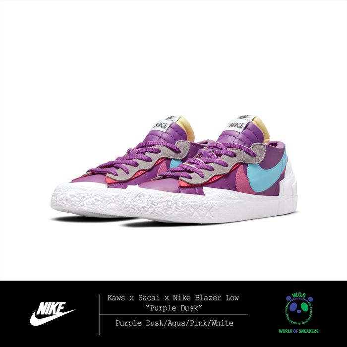 Kaws x Sacai x Nike Blazer Low “Purple Dusk”