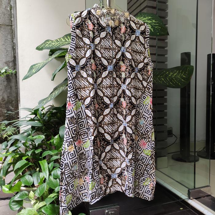 Gaun batik preloved dress second gaun wanita baju preloved