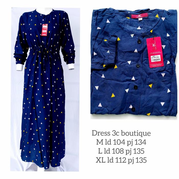 TERMURAH!!! GAMIS 3C ORIGINAL Navy