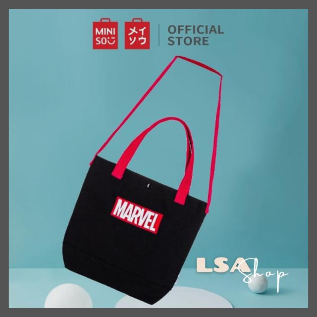 MINISO Marvel Tas Selempang embroidered Totebag Tas Tote Tas Belanja