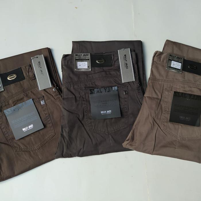 celana JUMBO CASUAL panjang pria ORIGINAL BILLY JAZZ standar Regular