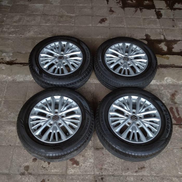 PELEK VELG BEKAS MOBIL ERTIGA RING 15 + BAN SEKEN 185 65 R15