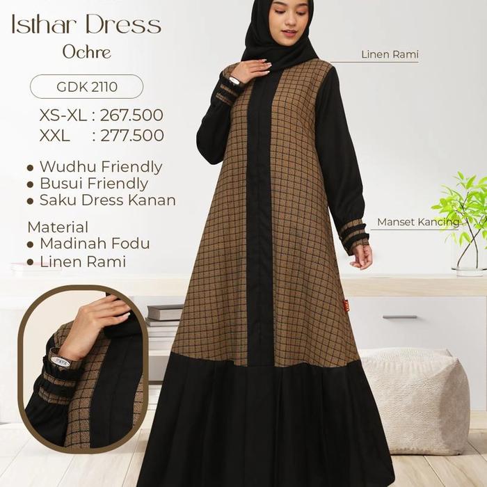 Baju Gamis merk Keke Isthar Dress GDK 2110