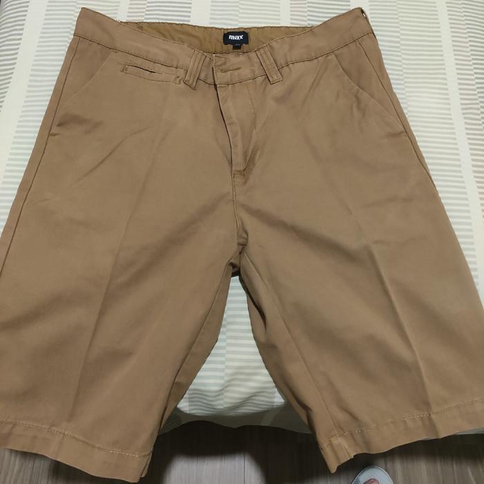 Max Fashion celana pendek pants trousers brown trouser coklat size 32