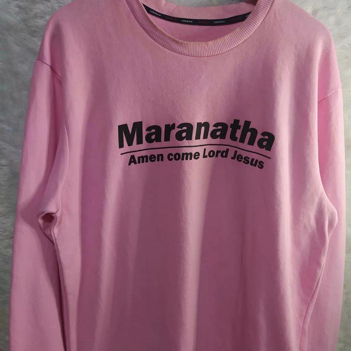 Thrift crewneck sweater maranatha